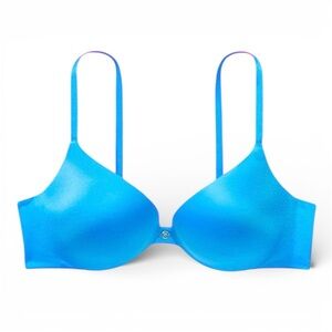 Victoria’s Secret So Obsessed Smooth Push-Up Bra Very Sexy blue 34D 🔥SALE🔥NWT​
